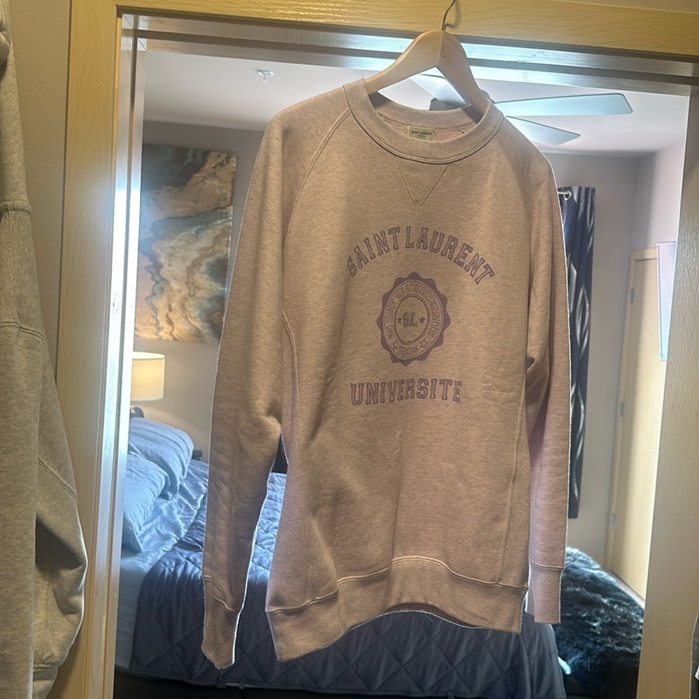 Saint Laurent logo crewneck
